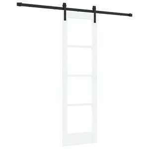 vidaXL Posuvn&eacute; dvere ORKDAL Biela a čierna 61 x 198,5 cm