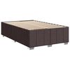 vidaXL Boxspring posteľ s matracom tmavohned&aacute; 120x190 cm l&aacute;tka