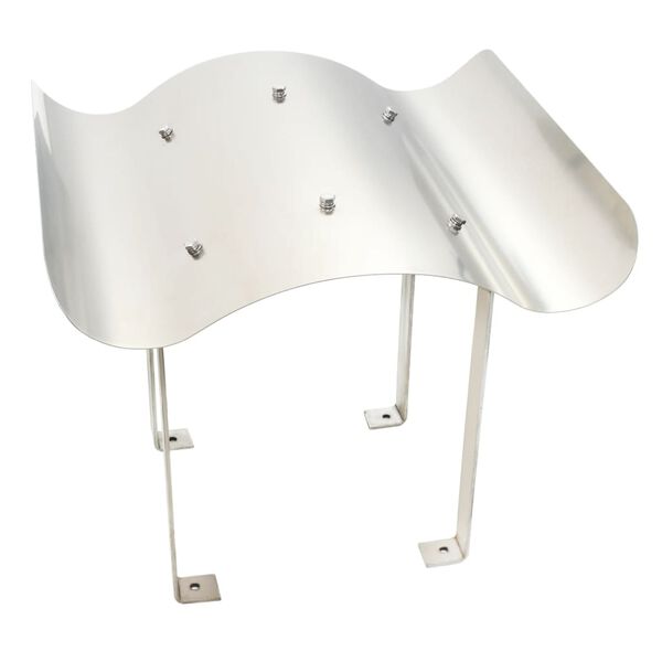 vidaXL Kom&iacute;nov&aacute; strie&scaron;ka z nehrdzavej&uacute;cej ocele, 70 x 100 x 38 cm