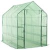 vidaXL Sklen&iacute;k s 12 policami oceľov&yacute; 143x214x196 cm