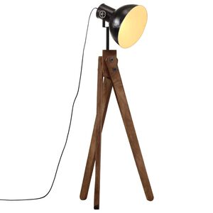 vidaXL Podlahov&aacute; lampa 25 W čierna 45x45x120 cm E27