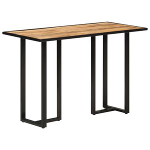 vidaXL Jed&aacute;lensk&yacute; st&ocirc;l 110x55x75,5 cm mas&iacute;vne mangov&eacute; drevo