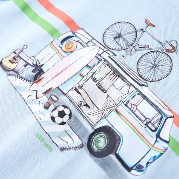 Detsk&eacute; tričko svetlomodr&eacute; 116