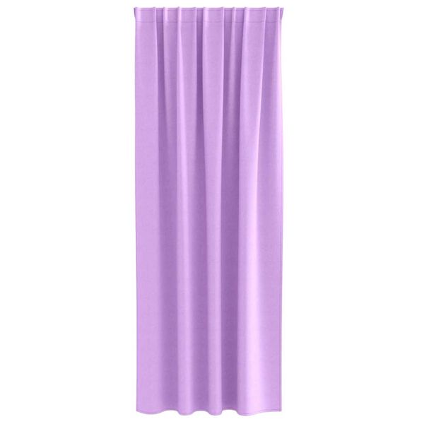 vidaXL Z&aacute;clony na zatemnenie s kr&uacute;žkami 2 pcs Fialov&aacute; 260 x 140 cm