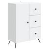 vidaXL Serv&iacute;rovacia skriňa Biela 66 x 34,5 x 90 cm Kompozitn&eacute; drevo