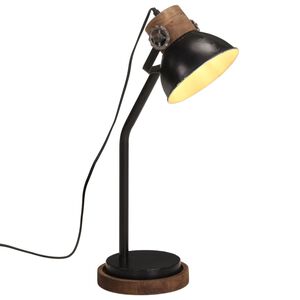 vidaXL Stolov&aacute; lampa 25 W čierna 17x17x60 cm E27