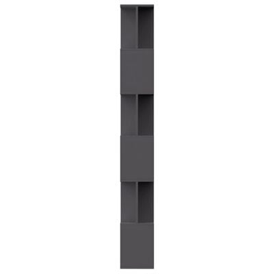 vidaXL Knižnica/deliaca stena, sivá 80x24x192 cm, kompozitné drevo