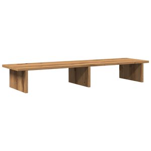 vidaXL Stojan na monitor dub artisian 100x27x15 cm kompozitn&eacute; drevo