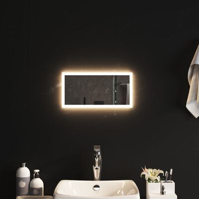 vidaXL LED kúpeľňové zrkadlo 20x40 cm