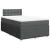 vidaXL Boxspring posteľ s matracom tmavosiv&yacute; 120x200 cm l&aacute;tka