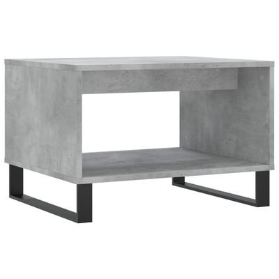vidaXL Konferenčný stolík betónovo sivý 60x50x40 cm spracované drevo