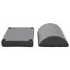 vidaXL Podložka na nohy Jednofarebn&yacute; Siv&aacute;