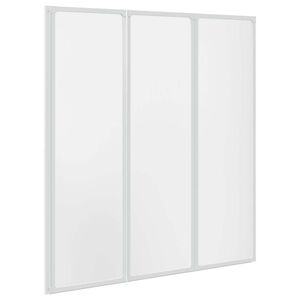 vidaXL Vaňov&aacute; z&aacute;stena 141 x 132 cm 3 skladacie panely