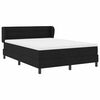vidaXL Posteľ boxspring s matracom Čierna 140 x 190 cm l&aacute;tka