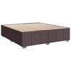 vidaXL Boxspring posteľ s matracom tmavohned&aacute; 200x200 cm l&aacute;tka