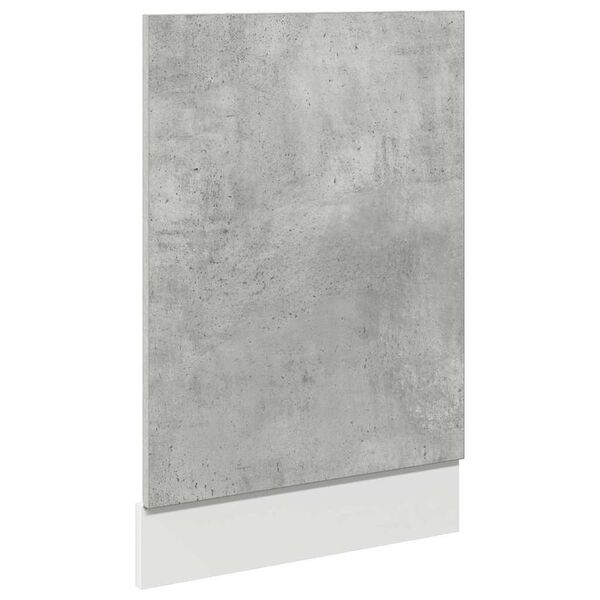 vidaXL Panel do umývačky “Lyon” riadu Concrete Grey 45x3x67 cm