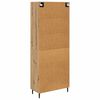 vidaXL Highboard so z&aacute;suvkou 2 pcs Remeseln&yacute; dub Kompozitn&eacute; drevo