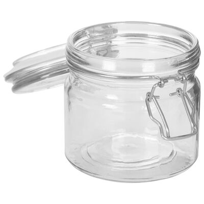 vidaXL Skladovacie poháre s uzatváracími viečkami 6 ks 500 ml