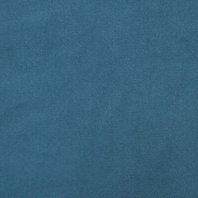 vidaXL Lavička modrá 108x79x79 cm zamat