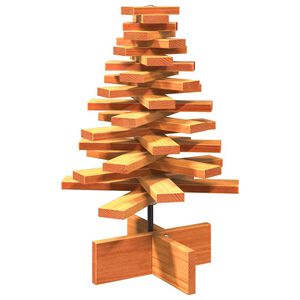 vidaXL Dreven&yacute; vianočn&yacute; stromček voskovohned&yacute; 60 cm mas&iacute;vna borovica