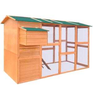 vidaXL Kur&iacute;n pre hydinu, drevo 295x163x170 cm