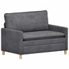vidaXL Pohovka Tmavosiv&aacute; 126 x 81 x 87,5 cm Polyester