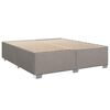 vidaXL Posteľn&yacute; r&aacute;m boxspring s matracom sivohned 180x200 cm l&aacute;tka