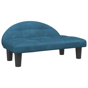 vidaXL Pelech pre psa modr&yacute; 70x52x30 cm zamat