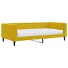vidaXL Denn&aacute; posteľ s matracom žlt&aacute; 100x200 cm zamat