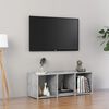 vidaXL TV skrinka, bet&oacute;novo siv&aacute; 107x35x37 cm, kompozitn&eacute; drevo