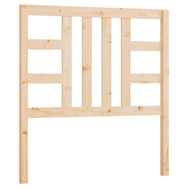 vidaXL Čelo postele 106x4x100 cm masívna borovica
