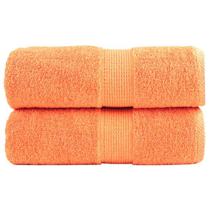 vidaXL Pr&eacute;miov&eacute; um&yacute;vacie utierky SOLUND 2 ks oranžov&eacute; 30x30 cm 600 g/m&sup2;