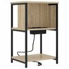 vidaXL Nočn&yacute; stol&iacute;k Sonoma dub 38 x 31 x 61 cm Kompozitn&eacute; drevo