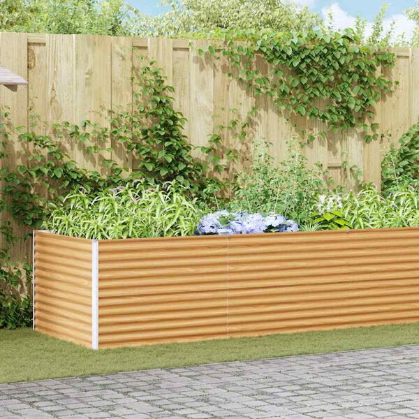 vidaXL Vyv&yacute;&scaron;en&yacute; z&aacute;hradn&yacute; z&aacute;hon 485 x 100 x 68 cm Pozinkovan&aacute; oceľ