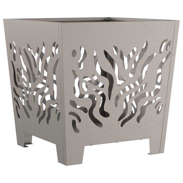 vidaXL Ohnisko Hnedá 40 x 40 x 40 cm Oceľ