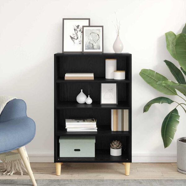 vidaXL Serv&iacute;rovacia skriňa Čierny dub 57 x 35 x 89.5 cm