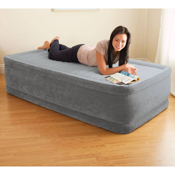 Intex nafukovac&iacute; matrac Dura-Beam Deluxe Comfort Plush Twin Size 99x191x46 cm