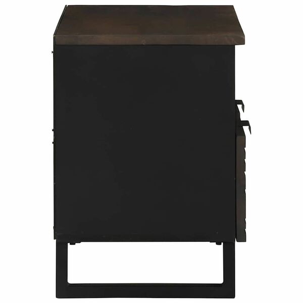 vidaXL TV jednotky so z&aacute;suvkou Orech 70 x 33 x 46 cm Kompozitn&eacute; drevo