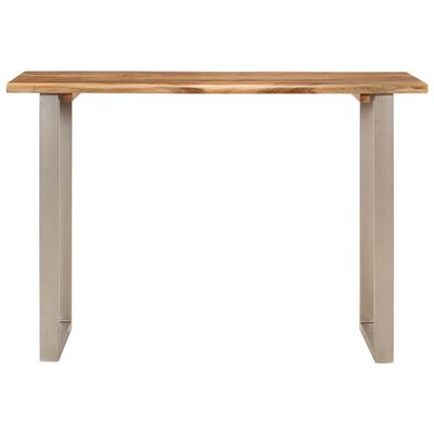 vidaXL Jedálenský stôl 110x50x76 cm masívne akáciové drevo