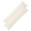 vidaXL Poťah na podložku 2 pcs ALMELO Kr&eacute;mov&aacute; 40 x 145 cm man&scaron;estr