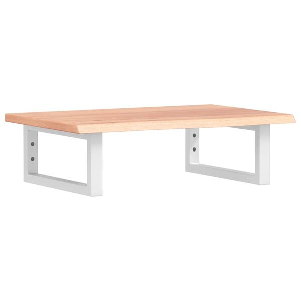 vidaXL Polica pod um&yacute;vadlo, n&aacute;stenn&aacute;, oceľ a dubov&yacute; mas&iacute;v