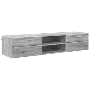 vidaXL Dreven&aacute; skrinka 150 x 39 x 30 cm Siv&yacute; Sonoma Kompozitn&eacute; drevo