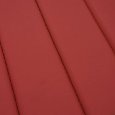 vidaXL Podložka na ležadlo, červená 186x58x3 cm, oxfordská látka