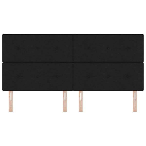 vidaXL V&yacute;&scaron;kovo nastaviteľn&yacute; čelov&yacute; panel Čierna 200 cm l&aacute;tka