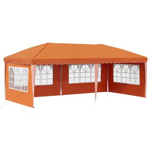 vidaXL Pr&iacute;stre&scaron;ok na p&aacute;rty 575 x 289 x 245 cm Oranžov&aacute;