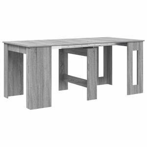 vidaXL Jed&aacute;lensk&yacute; st&ocirc;l 180 x 85 x 75 cm Kompozitn&eacute; drevo Siv&yacute; Sonoma