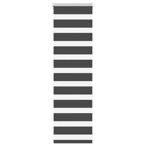 vidaXL Zebra roleta čierna 40x100 cm &scaron;&iacute;rka l&aacute;tky 35,9 cm polyester
