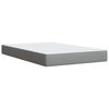 vidaXL Boxspring posteľ s matracom bledosiv&aacute; 120x200 cm l&aacute;tka