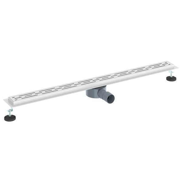 vidaXL Sprchov&yacute; odtok s sklen&yacute;m krytom a 360&deg; sif&oacute;nom 100 cm