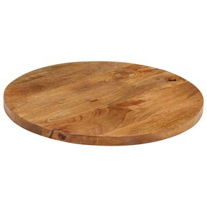 vidaXL Stolov&aacute; doska &Oslash;40x2,5 cm okr&uacute;hla mas&iacute;vny mangovn&iacute;k